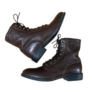 Ariat Dark Brown Lace-Up Boots